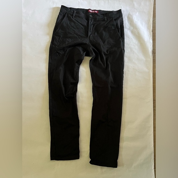 Other - Neo Blue Black Slim Straight Fit Chino Work Pants - size:34